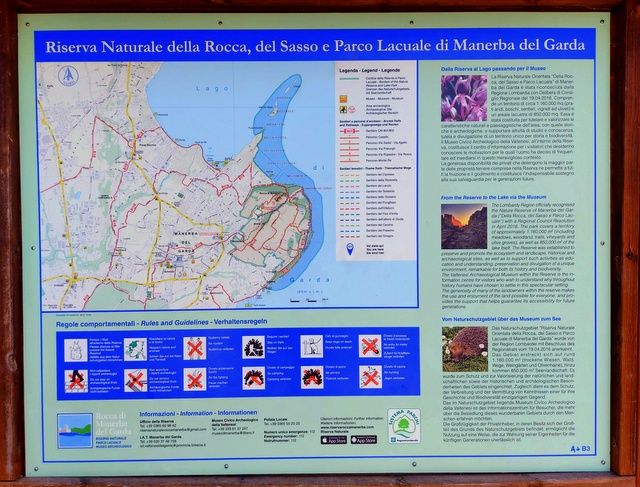 Trekking panoramico a Manerba sul Lago di Garda.