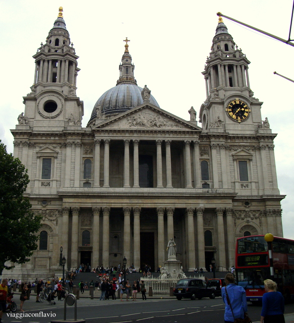 Londra, St. Paul's Cathedral. La Cattedrale di San Paolo.