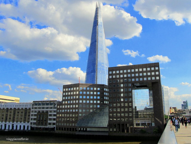Il grattacielo di Londra chiamato The Shard.