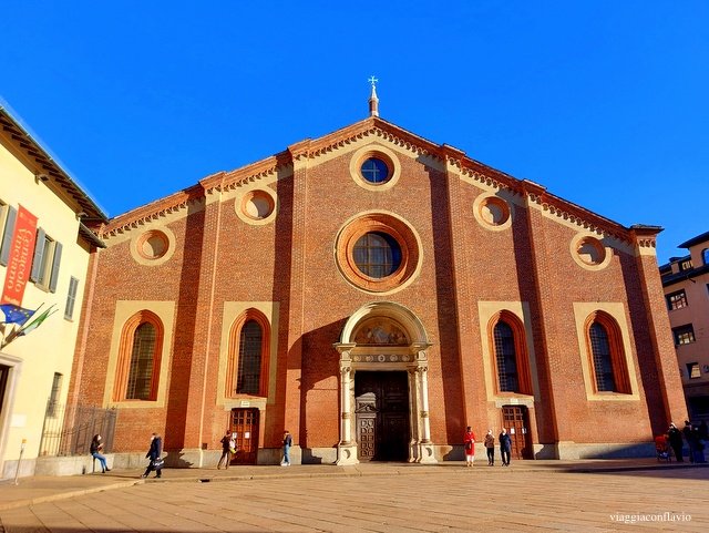 La chiesa di Santa Maria delle Grazie a Milano.