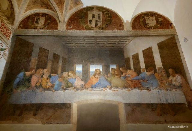 Visitare il Cenacolo Vinciano a Milano il capolavoro di Leonardo da Vinci.