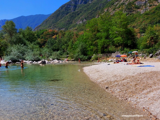 Pozze di Arsiero di Contrà Pria lungo il fiume Astico in Valdastico (VI)